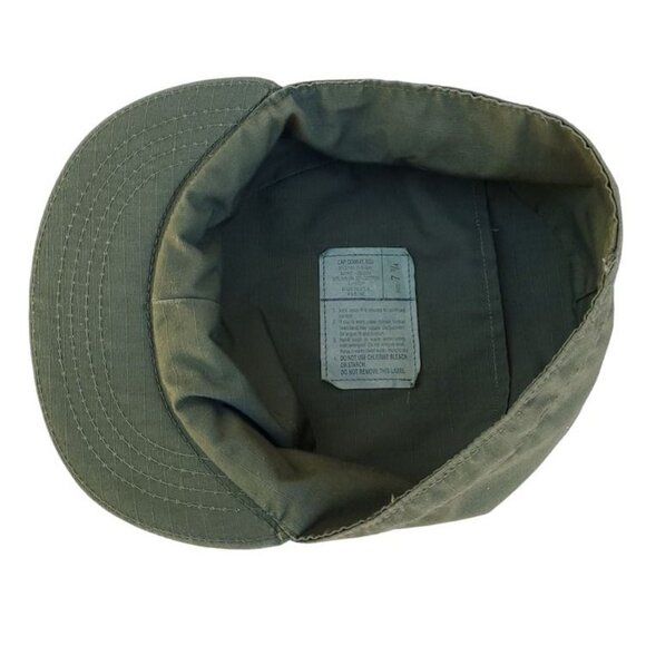 Combat Cap BDU SPO0100-12-B-001 Ripstop Army Military Issue Green Hat 7 3/4 M11 - Picture 5 of 6